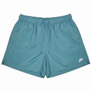 Nike Shorts Mens Large Sportswear Woven Flow Club Turquoise Blue Gym FN3307-464
